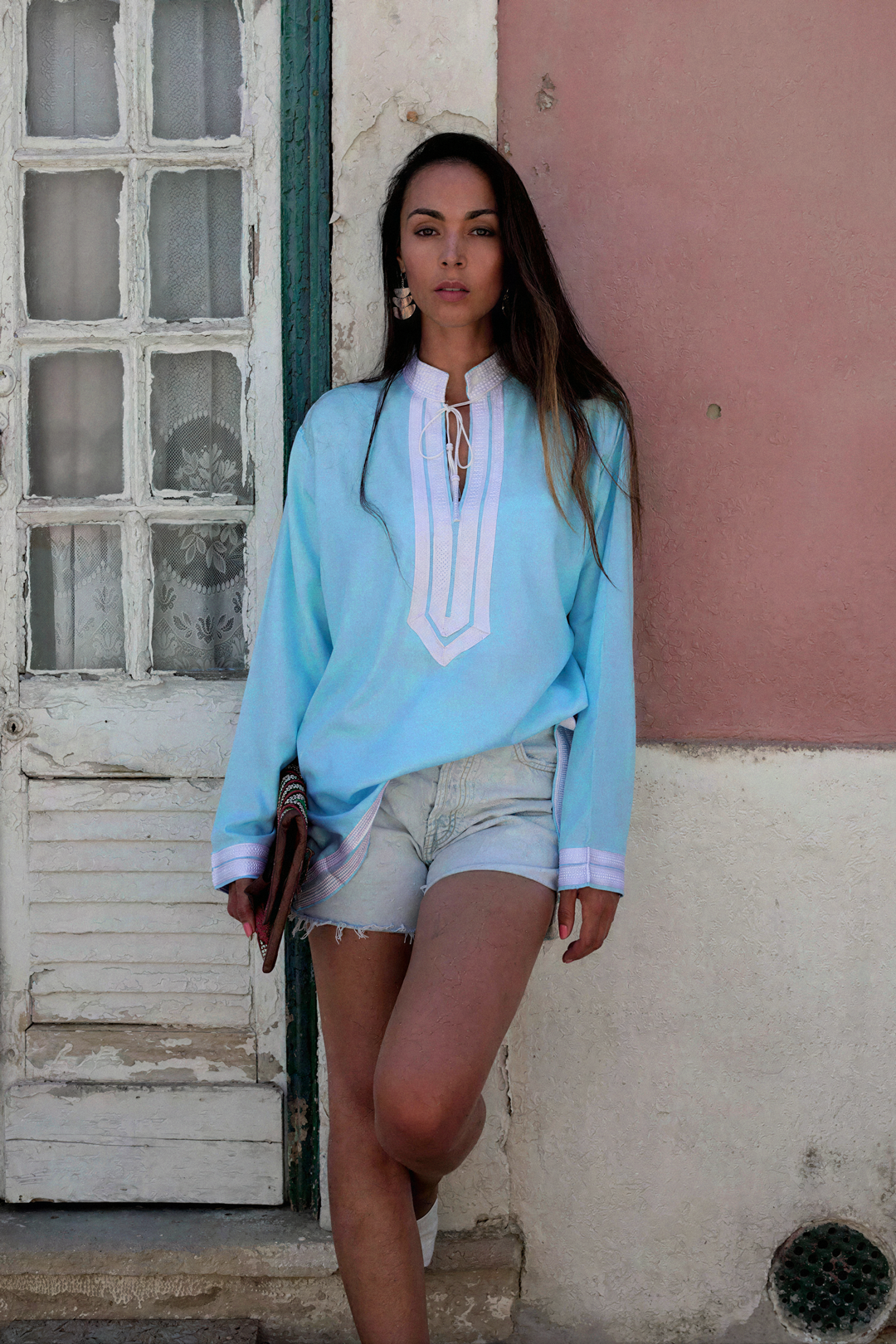 Dalia – Tunique en coton marocaine