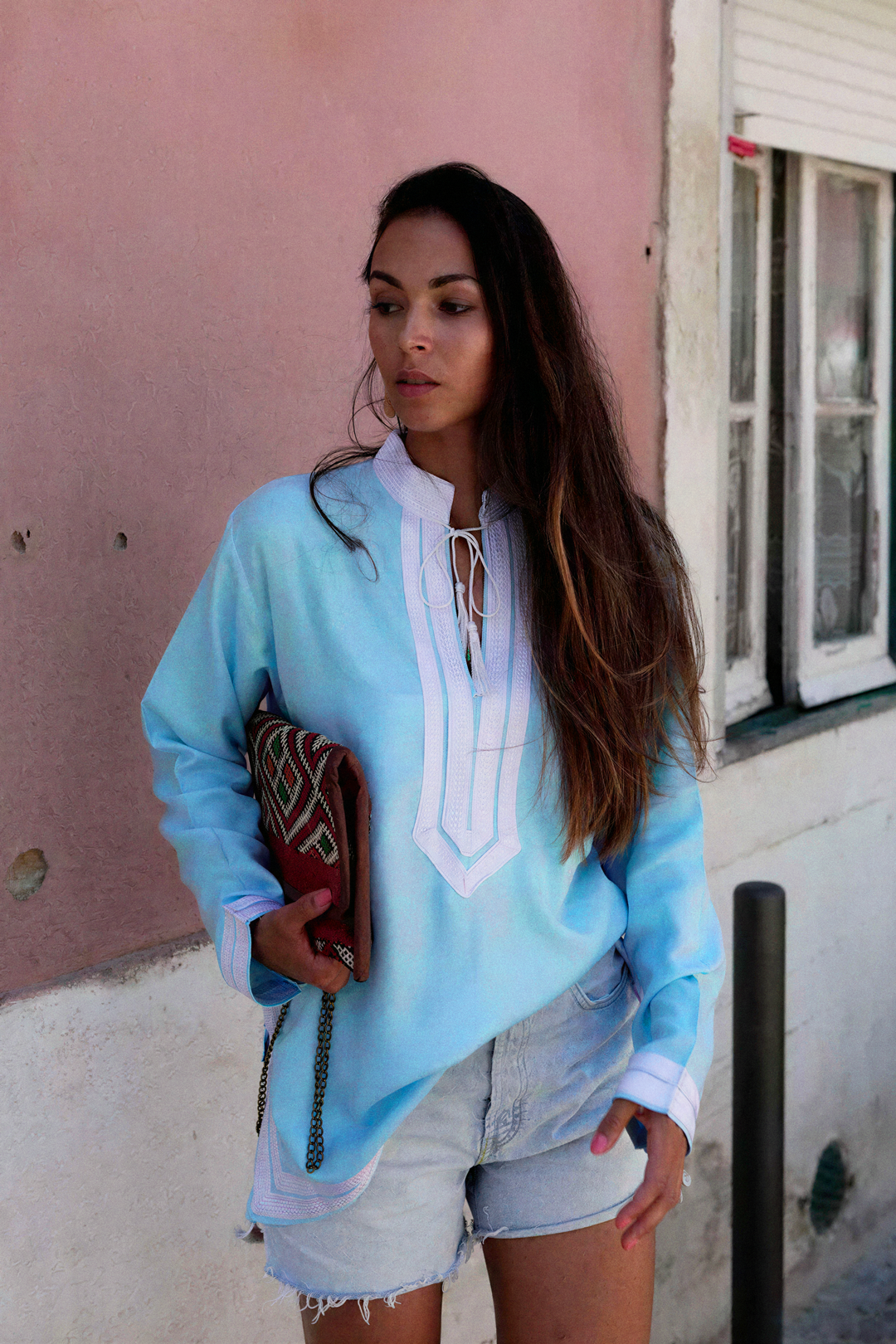 Dalia – Tunique en coton marocaine