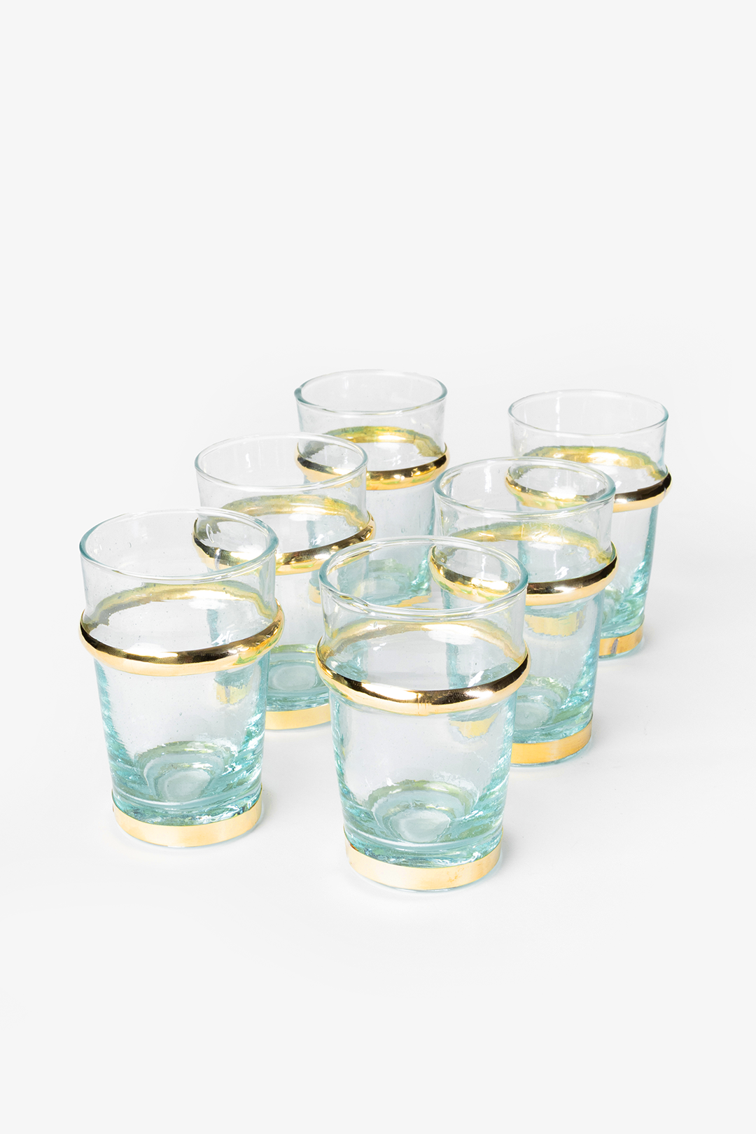 Set Beldi Deluxe – 6 verres dorés