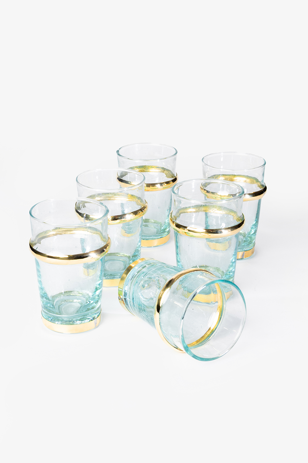 Set Beldi Deluxe – 6 verres dorés