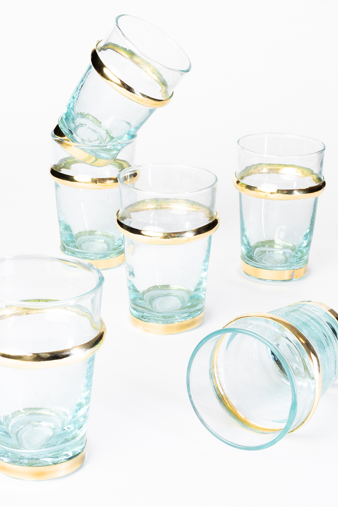 Set Beldi Deluxe – 6 verres dorés