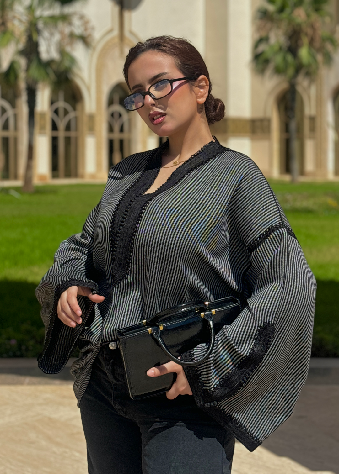 Nassiya – Tunique Marocaine en Coton-Lin