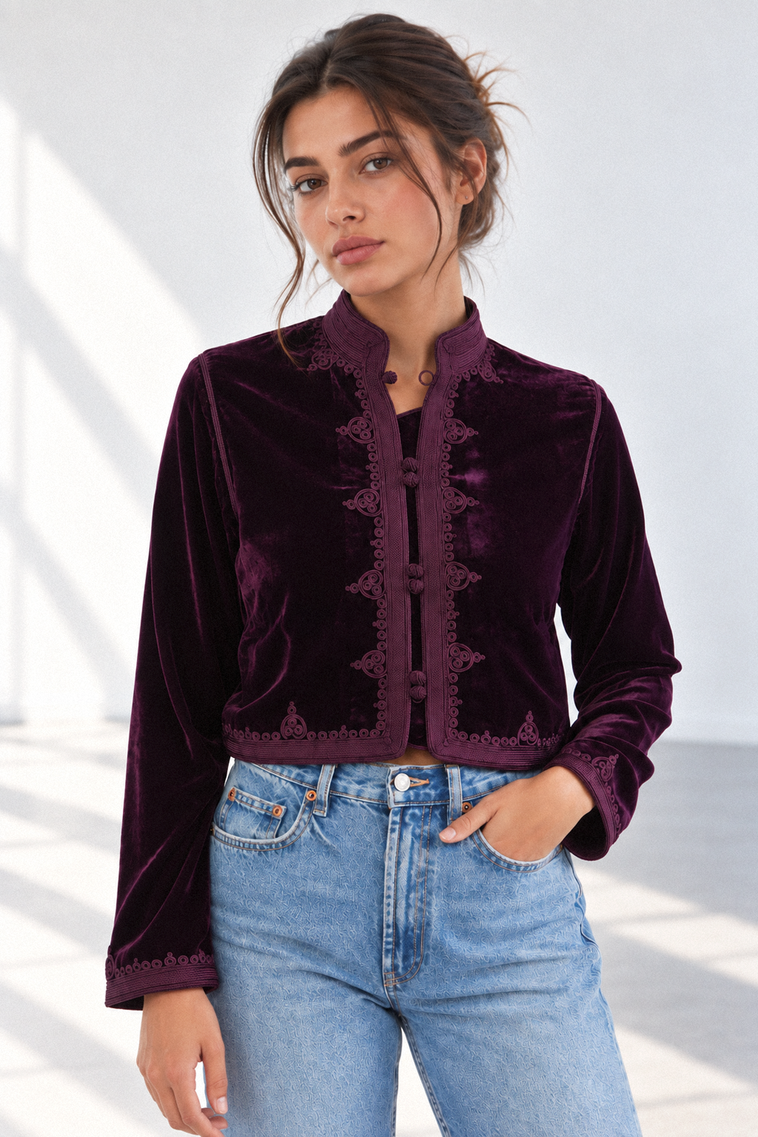 Spanca – Bolero en velours marocain