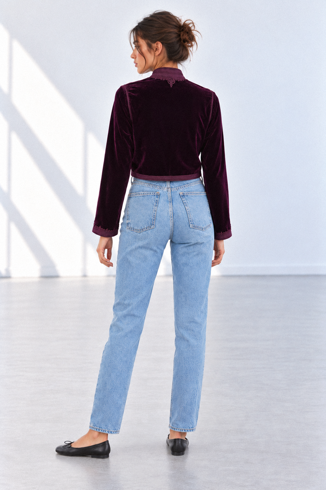 Spanca – Bolero en velours marocain