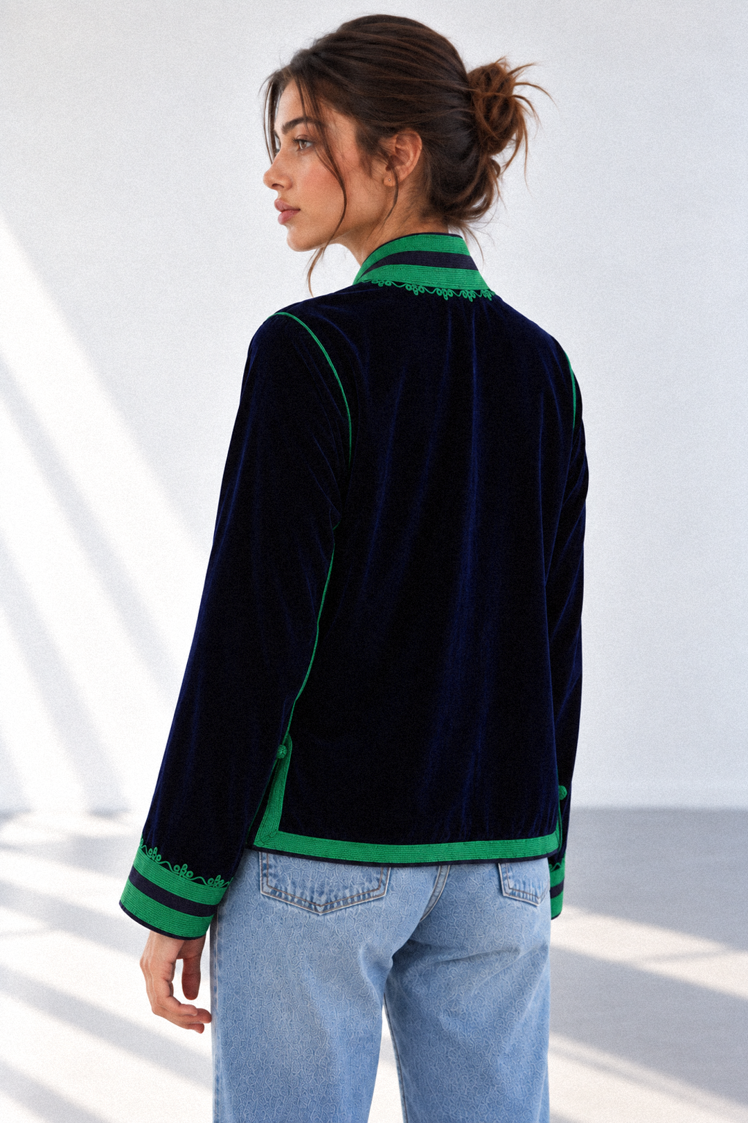 Toraya – Veste en velours marocain