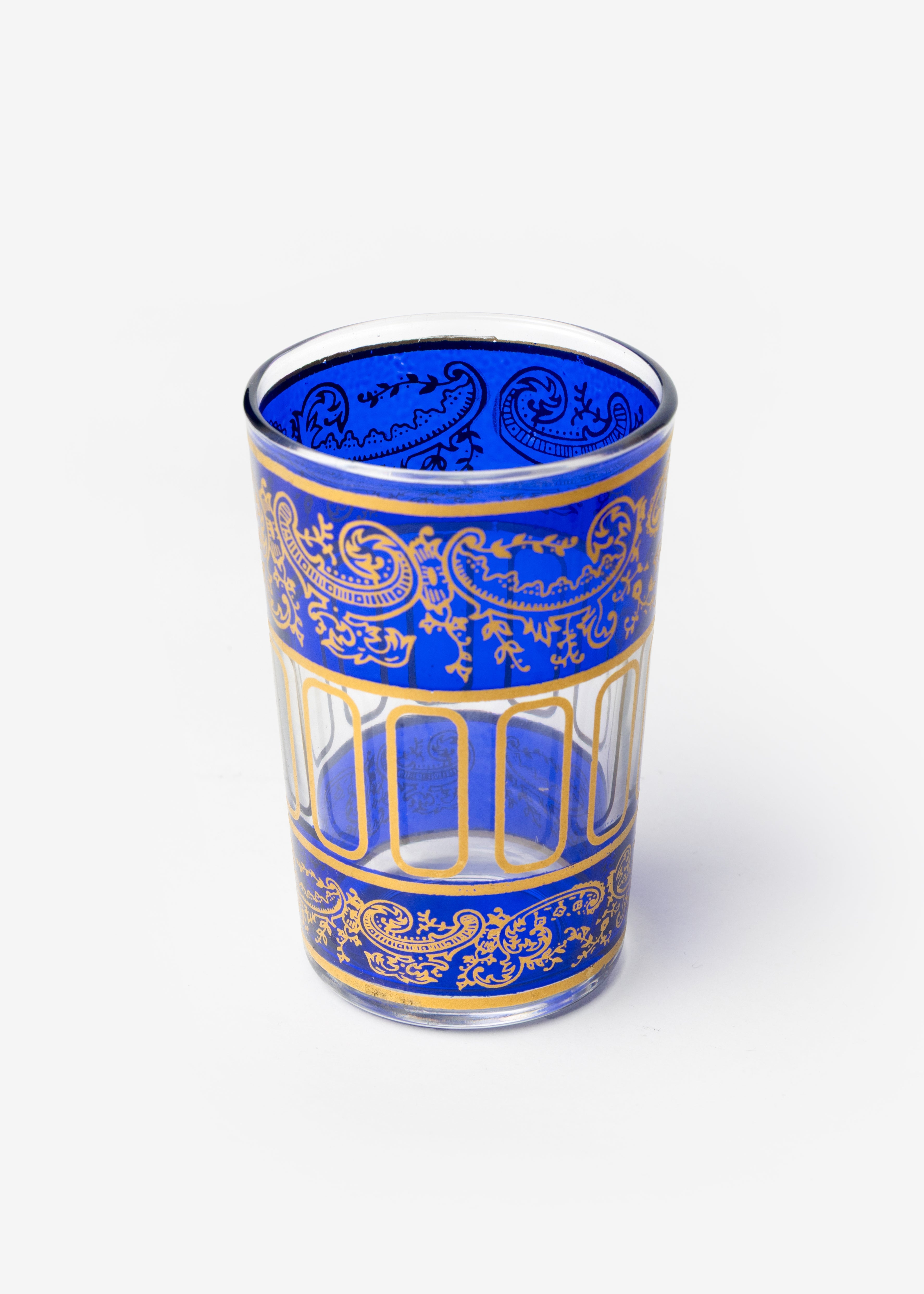 Set de 6 verres marocains colorés