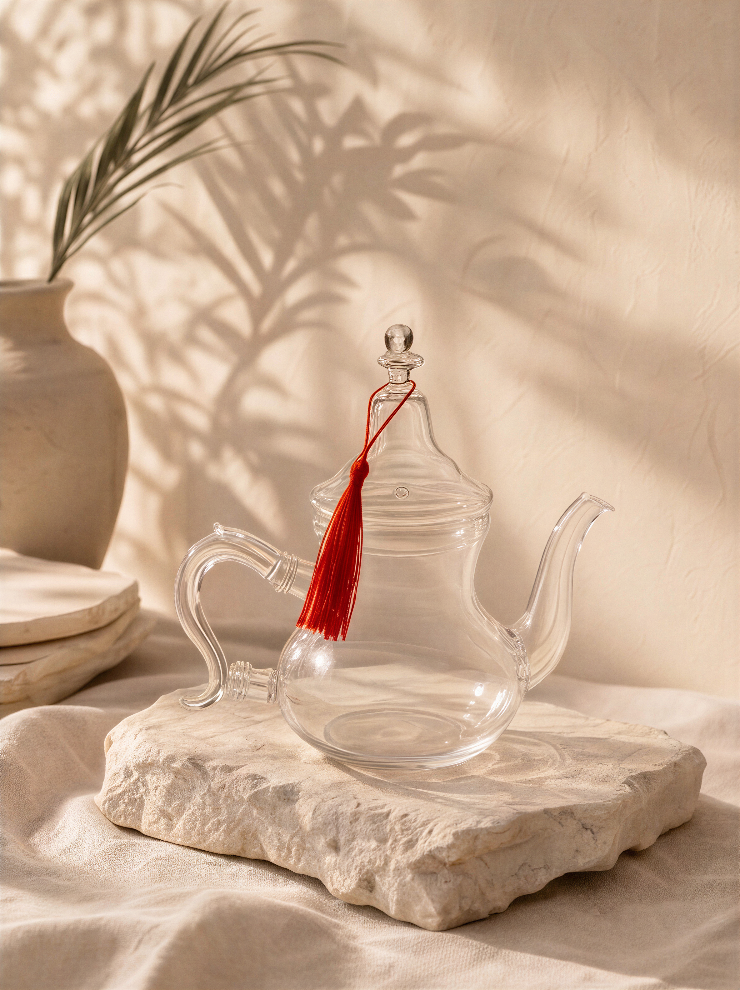 Salim – Théière Marocaine en Verre Transparent