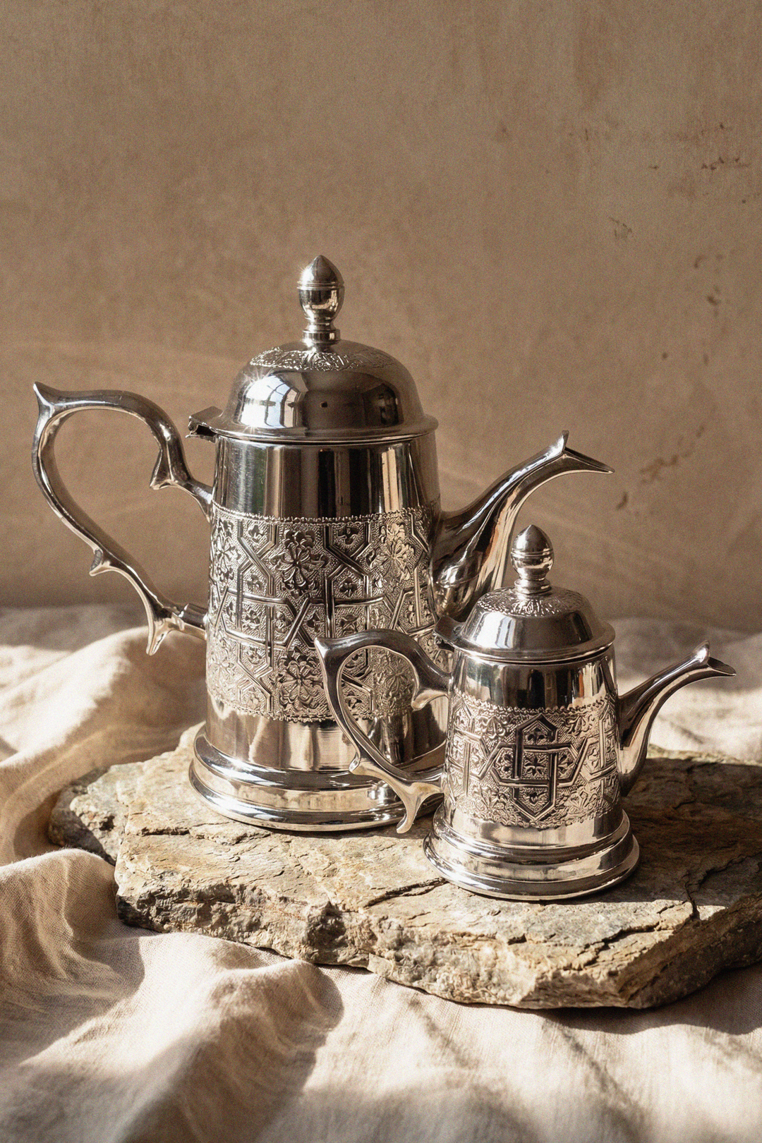 Rafi – Cafetière Marocaine avec Gravures Traditionnelles